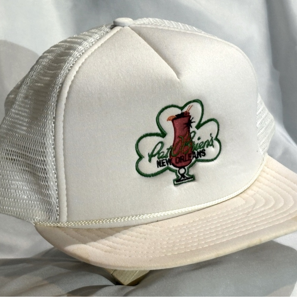 Pat O’Brian’s Lucky Charm trucker hat, New! From restaurant gift shop circa 1993